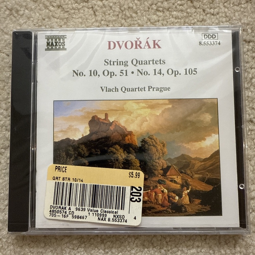 Antonin Dvorák : Dvorak - String Quartets Vol. 4‎ CD (1997) New Sealed